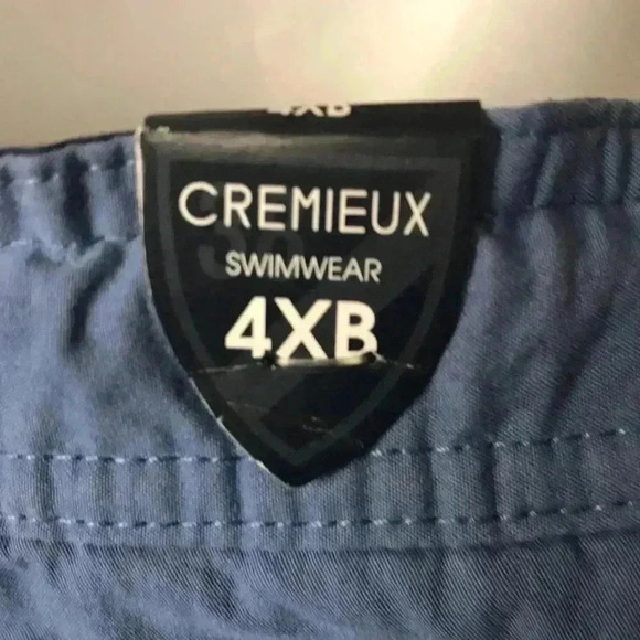 NWT MENS SZ 4XB SWIM SHORTS BLUE SHARK DESIGN - Picture 6 of 11